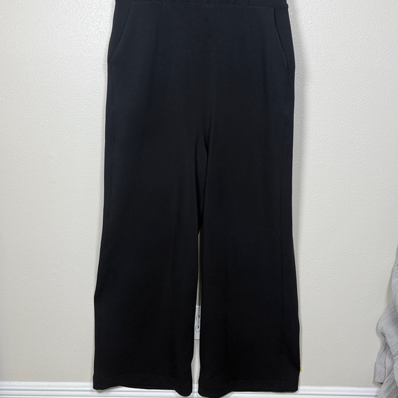 SPANX Air Essential Strapless Jumpsuit 2X Tall Black Airluxe WideLeg Comfy Femme - Picture 8 of 17